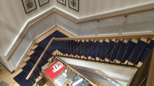 Treppe aus Holz