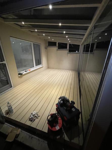 Überdachte Terrasse
